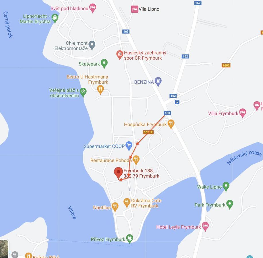 Apartmány V uličce Frymburk Esterno foto